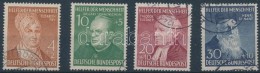 O 1952 Az Emberiség JótevÅ‘i Sor Mi 156-159 - Sonstige & Ohne Zuordnung