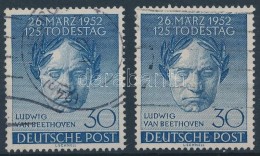 O 1952 Ludwig Von Beethoven 2 X Mi 87 - Sonstige & Ohne Zuordnung