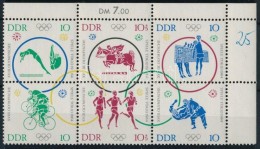 ** 1964 Olimpia ívsarki Hatostömb Mi 1039-1044 (Mi EUR 26,-) - Autres & Non Classés