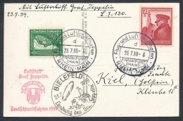 1939 Zeppelin Deutschlandfahrten Képeslap / Postcard - Sonstige & Ohne Zuordnung