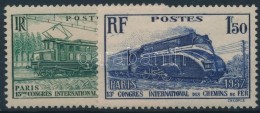 ** 1937 Vasúti Kongresszus, Párizs Sor Mi 345-346 (Mi EUR 15,-) - Autres & Non Classés