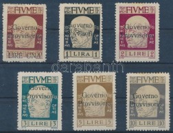 * 1921 Felülnyomott Bélyegek Egy Sorból  Mi  123 I - 128 I (**Mi EUR 345.-) - Autres & Non Classés