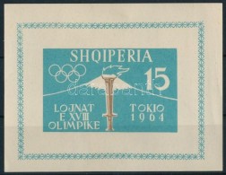 * 1962 1964 Nyári Olimpia, Tokió (I). Blokk Mi 8 B - Sonstige & Ohne Zuordnung