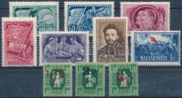 ** 1951-1953 4 Klf Kiadás Stecklapon (4.000) - Autres & Non Classés