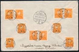 1933 Belföldi Levél Arcképek 10 X 2f Bérmentesítéssel 'SZOB' - Eger - Autres & Non Classés