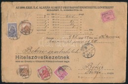 1928 Postai értéklevél 1,78P Bérmentesítéssel 'BUDAPEST' -... - Autres & Non Classés