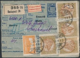 1923 Szállítólevél 'BUDAPEST' - 'KECSKEMÉT' - Sonstige & Ohne Zuordnung