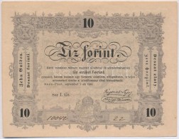 1848. 10Ft 'Kossuth Bankó' Hajtatlan T:I-
Hungary 1848. 10 Forints 'Kossuth Bankó' Unfolded... - Non Classés