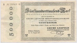 Németország / Weimari Köztársaság / Köthen 1923. 500.000M... - Non Classés