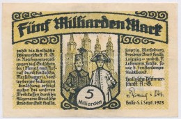 Németország / Weimari Köztársaság / Halle 1923. 5.000.000.000M... - Non Classés