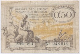 Franciaország / Északi és Pas-de-Calais-i Kereskedelmi Kamarák 1923. 50c... - Non Classés