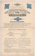 Budapest 1903. 'Pesti Magyar Kereskedelmi Bank' 4%-al Kamatozó Záloglevele 200K-ról,... - Ohne Zuordnung