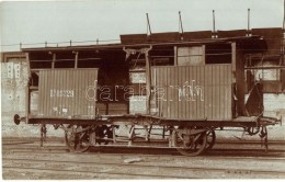 ** T2 Sérült MÁV Vagon / Damaged Hungarian Railways Wagon, Photo - Ohne Zuordnung