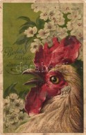 T3 Boldog Húsvéti Ünnepeket! / Easter, Rooster, Litho - Ohne Zuordnung