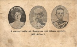 ** T4 1908 'A Spanyol Királyi Pár Budapesten Való IdÅ‘zése Emlékére',... - Ohne Zuordnung