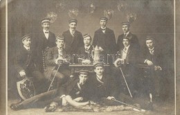 ** T2/T3 ~1910 German University Mensur Fencing School Club, Students Group Photo. Studentica (EK) - Non Classés