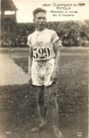 ** T1 1924 Jeux Olympiques, Ritola, Recordman Du Monde Des 10 Kilometres / Ville Ritola, Olympic Runner - Ohne Zuordnung