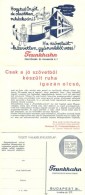 T2/T3 Budapest XI. Lenke út 117. Trunkhahn Posztógyártelep Reklámja, Automobil.... - Non Classés