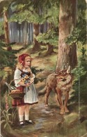 T3 Rotkäppchen / Little Red Riding-Hood And The Wolf, Amag Kunst Nr. 126 S: A. Hansa (fa) - Ohne Zuordnung