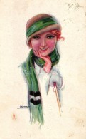 T2 Art Deco Postcard 'Erkal' Nr. 343/2 S: Usabal - Ohne Zuordnung