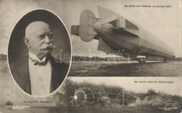 ** T2/T3 Dr. Ing. Graf Zeppelin, Der Ballon Beim Aufstieg Zur Grossen Fahrt, Nach Der Katastrophe / Airship... - Ohne Zuordnung