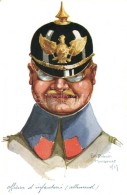 ** T1/T2 Officier D'infanteri Allemand / German Military Officer, Visé Paris No. 29. Leurs Caboches S: Emile... - Ohne Zuordnung