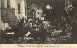 T2/T3 Varvinay, Templom, Német Katonák Gondoskodnak A Hajléktalan Franciákról,... - Ohne Zuordnung