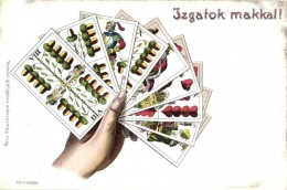 ** T2 'Izgatok Makkal' Magyar Kártyás Képeslap; Kiadja Ferenczi B. / Tell Playing Cards, Litho - Non Classés