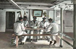 ** T2 La Vie Du Marin. Un Coin Du Refectoire / Inside A French Ship, Dining Hall - Non Classés