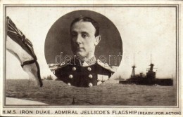 * T1/T2 HMS Iron Duke, Admiral Jellicoe's Flagship; The War Series No. 1816. - Ohne Zuordnung