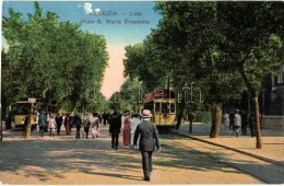 ** T2/T3 Venice, Venezia; Viale S. Maria Elisabetta / Street View With Tram - Ohne Zuordnung