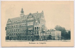 ** T2 Legnica, Liegnitz; Rathaus. Römmler'sche Orientierungskarte / Town Hall, Folding Card With Map Of The... - Ohne Zuordnung