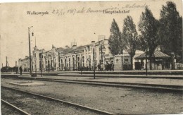 * T2/T3 Vawkavysk,  Wolkowysk; Hauptbahnhof, Verlag Alexander Pfeiffer / Railway Station (EK) - Non Classés
