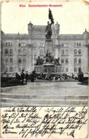 T4 Vienna, Wien; Deutschmeister Monument / Statue (fa) - Ohne Zuordnung