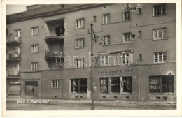 ** Vienna, Wien - 2 Pre-1945 Postcards, One With Cafe Goethehof, Destroyed Cafe Interior After The Austrian Civil... - Non Classés