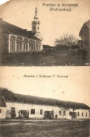 T4 Novigrad, Cittanova, Cittanuova; Mesnica I Gostiona P. Novosel / Church, P. Novosel's Butcher Shop And Tavern... - Ohne Zuordnung