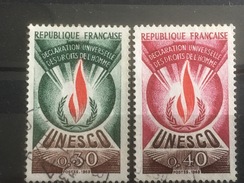 FRANCE YT 39.40. Oblitéré. 1969/71. - Used