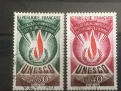 FRANCE YT 39.40. Oblitéré. 1969/71. - Oblitérés