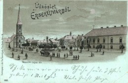 T3 Érsekújvár, Nové Zamky; Kossuth Lajos Tér, Conlegner J. és Fia... - Ohne Zuordnung