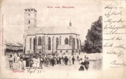 T2/T3 Eperjes, Presov; Római Katolikus FÅ‘templom Tömeggel. Divald / Roman Catholic Church, Mass (EK) - Ohne Zuordnung