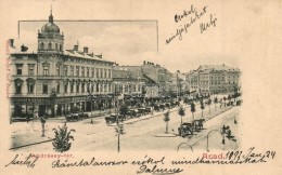 T2 Arad, Andrássy Tér, Czigelbrier GyÅ‘zÅ‘ és Schwarz üzlete / Square, Shops - Ohne Zuordnung