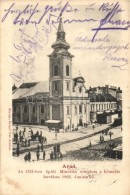 T2/T3 1902 Arad, Minorita Templom A Lebontás Havában / Church - Ohne Zuordnung