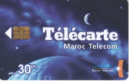 TARJETA DE MARRUECOS DE UN PLANETA Y LA GALAXIA (PLANET-GALAXY) - Astronomùia