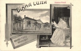 T2/T3 Balatonfüred, Blaha Lujza SzínésznÅ‘ A Balatonfüredi Otthonában, Art Nouveau,... - Unclassified