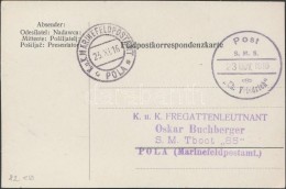 1916 LevelezÅ‘lap Haditengerészeti Postával / Navy Mail Postcard 'S.M.S. Eh. Friedrich' - Sonstige & Ohne Zuordnung