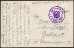 1915 Tábori Posta Képeslap 'S.M. Boot 70F' - Autres & Non Classés