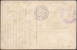 1915 Tábori Posta Képeslap 'S.M.S. LEOPARD' - Sonstige & Ohne Zuordnung