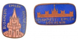 DN 'Budapesti Emlék - Souvenir' Zománcozott Fém Jelvény (13x25mm) + DN 'Budapesti... - Non Classés