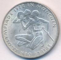 NSZK 1972F 10M Ag 'Olimpia-München / Atléták' T:2 Ph.
FRG 1972F 10 Mark Ag 'Olympic Games... - Ohne Zuordnung