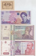 Románia 1945-1998. 20L-100.000L 7db-os Vegyes Bankjegy Tétel T:III
Romania 1945-1998. 20 Lei -... - Ohne Zuordnung